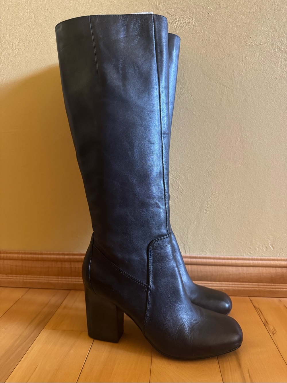 Bandolino Black Knee-High Leather Boots